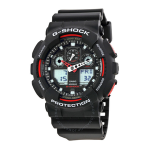 Casio 卡西歐 G-Shock 系列 黑色男士運動腕表 GA100-1A4