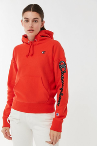 Champion 冠軍UO限定 Polka Dot Logo Hoodie女士 衛(wèi)衣 