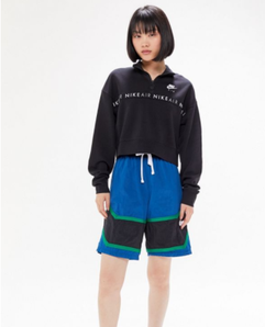 Nike Air Cropped 女士拉鏈領衛(wèi)衣