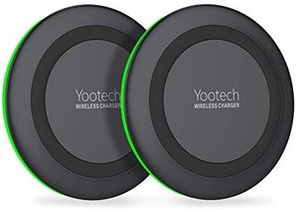 Yootech 10W 無線充電板 支持 iPhone/S10系列 2個(gè)裝