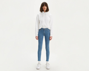 Levi's 710 經(jīng)典基礎(chǔ)款修身牛仔褲女