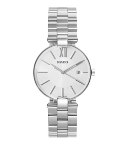 Rado 雷達(dá)表 coupole 系列 銀色女士氣質(zhì)腕表 R22852013