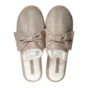  Pretty You Tamara Espadrille Mule Slippers女士蝴蝶結拖鞋