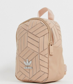 Adidas 阿迪達斯三宅一生聯(lián)盟款mini雙肩包 粉色
