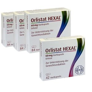 Hexal Orlistat 奧利司他 控油瘦身膠囊3盒，贈消脂減肥膠囊1盒