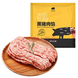 跑山豬 黑豬肉餡 400g