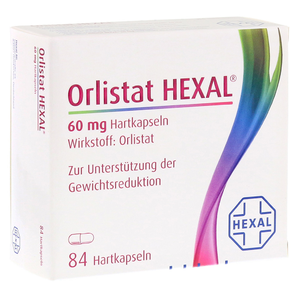 德國直郵 Orlistat Hexal 60mg 奧利司他減肥膠囊 84粒