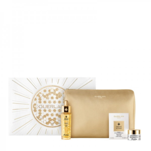 Guerlain 嬌蘭3件套（帝皇蜂姿修護復(fù)原蜜 30ml +日霜7ml+化妝包)