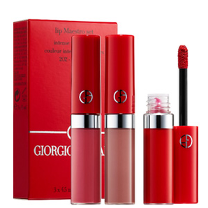 Giorgio Armani 迷你紅管唇釉3件套