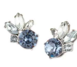 Givenchy  Crystal Cluster Button Earrings  水晶簇狀紐扣耳環(huán)