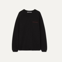 ALEXANDER WANG Chinatown 刺繡純棉平紋布衛(wèi)衣