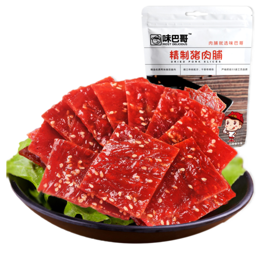 味巴哥 靖江特产蜜汁猪肉脯 100g*5件