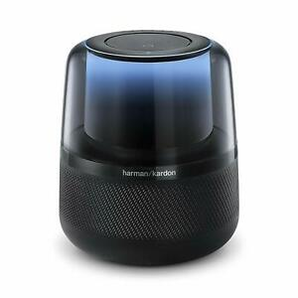 Harmon Kardon Allure 語音激活黑色家用揚聲器帶 Alexa