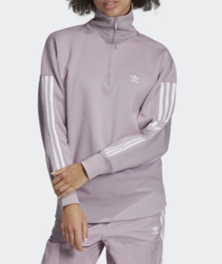  adidas 阿迪達(dá)斯Originals 女士半拉鏈衛(wèi)衣