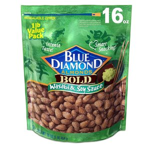 Blue Diamond Almonds 芥末酱油味杏仁454g