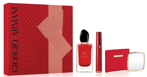 價(jià)值$162！Giorgio Armani 阿瑪尼紅si 香水100ml+紅管400+小鏡子套盒