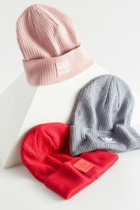 adidas Originals 阿迪達(dá)斯三葉草 Rib II Beanie 女士毛線帽