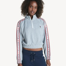 Tommy Hilfiger 基礎(chǔ)復(fù)古 logo 女士串標(biāo)衛(wèi)衣
