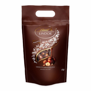 Lindt 瑞士蓮 Lindor 榛子—牛奶巧克力球 — 約80只 1公斤 prime到手約113.81元