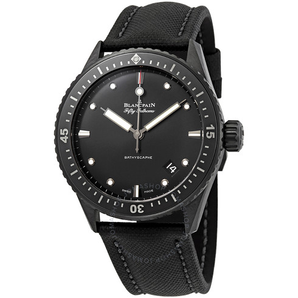 歷史低價(jià)： BLANCPAIN 寶珀 Fifty Fathoms Bathyscaphe 五十噚 5000-0130-B52A 男士機(jī)械腕表 