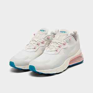 Nike 耐克 Air Max 270 React 乳白粉藍(lán)拼色運(yùn)動(dòng)女鞋