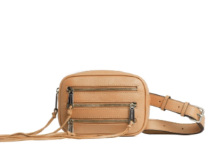 Rebecca Minkoff 經(jīng)典三拉鏈斜背兩用腰包