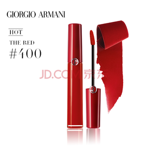 GIORGIO ARMANI 喬治·阿瑪尼 紅管唇釉 絲絨啞光口紅番茄色 #400 239元包郵（需用券）