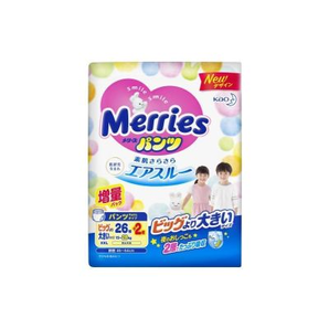 Merries 妙而舒 嬰兒拉拉褲 XXL28片