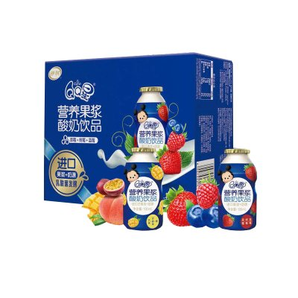 臨期品： 伊利 QQ星果漿酸奶飲品 100ml*30瓶 15.8元包郵（需拼團(tuán)）