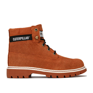 Caterpillar Lyric Corduroy 女士工裝馬丁靴