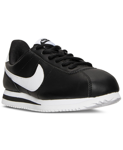 Nike Cortez Basic SL大童款黑色阿甘鞋