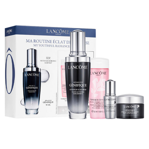 LANCOME 蘭蔻 全新小黑瓶四件套（肌底液+粉水+日霜+眼精華）