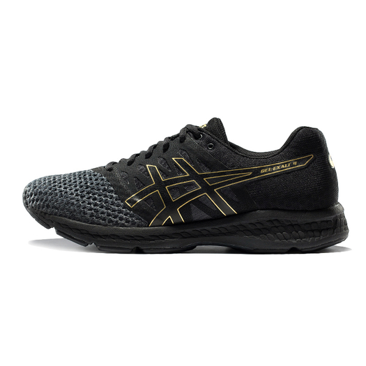 asics亚瑟士 新款 gel-exalt 4男鞋 黑金稳定跑步运动鞋t8d0q 283.
