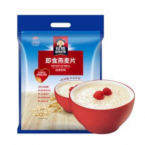 PLUS會員！QUAKER 桂格 無蔗糖即食燕麥片 2kg