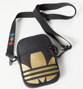 adidas Originals Metallic Trefoil Festival Crossbody Bag  女士斜挎包