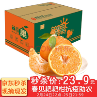 美果汇 四川耙耙柑 春见橘子 柑橘新鲜水果 带箱2.5kg
