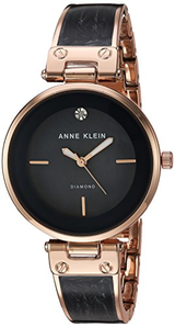 Anne Klein 女士 AK/2512GYRG 鑲鉆時裝腕表