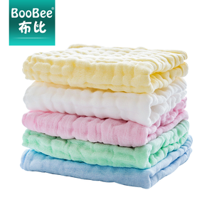  BooBee 布比 嬰兒純棉紗布毛巾 5條裝