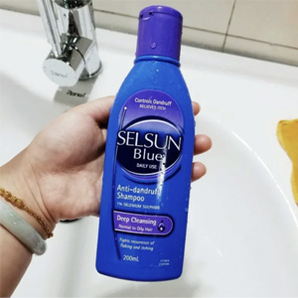 Selsun blue止屑去癢洗發(fā)水 清潔控油200ml（適用于油性或中性發(fā)質(zhì)）