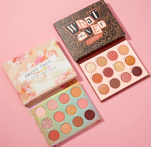  ColourPop卡拉泡泡sweet talk+whatever眼影盤套盒11.55g