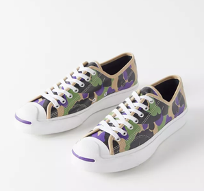 Converse Jack Purcell 中性低幫開口笑迷彩款