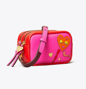 Tory Burch PERRY mini 愛心款相機(jī)包