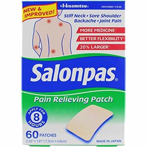 Salonpas 關(guān)節(jié)頸肩貼 緩解勞累疼痛 60張