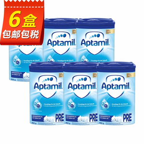 德國直郵 德國愛他美Aptamil嬰幼兒奶粉 Pre段, 800g 6盒裝 新包裝