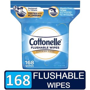 Cottonelle FreshCare 可沖式便攜清潔濕巾 濕廁紙 168張