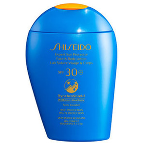 SHISEIDO 資生堂 新艷陽(yáng)夏臻效水動(dòng)力防曬乳液 藍(lán)胖子 SPF30 150ml