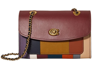 COACH Patchwork Stripe Parker 女士單肩包