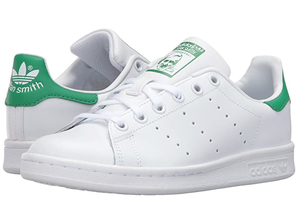 成人可穿！adidas 阿迪達斯Stan Smith 綠尾大童板鞋