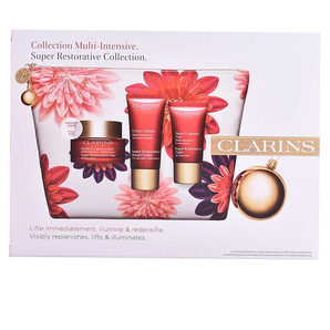 CLARINS 嬌韻詩花樣年華日霜套盒（面霜50ml+晚霜15ml+護(hù)手霜30ml)送限量版化妝包