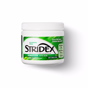 香港直郵 Stridex 0.5%水楊酸清潔抗痘棉片 綠色溫和版 包郵包稅